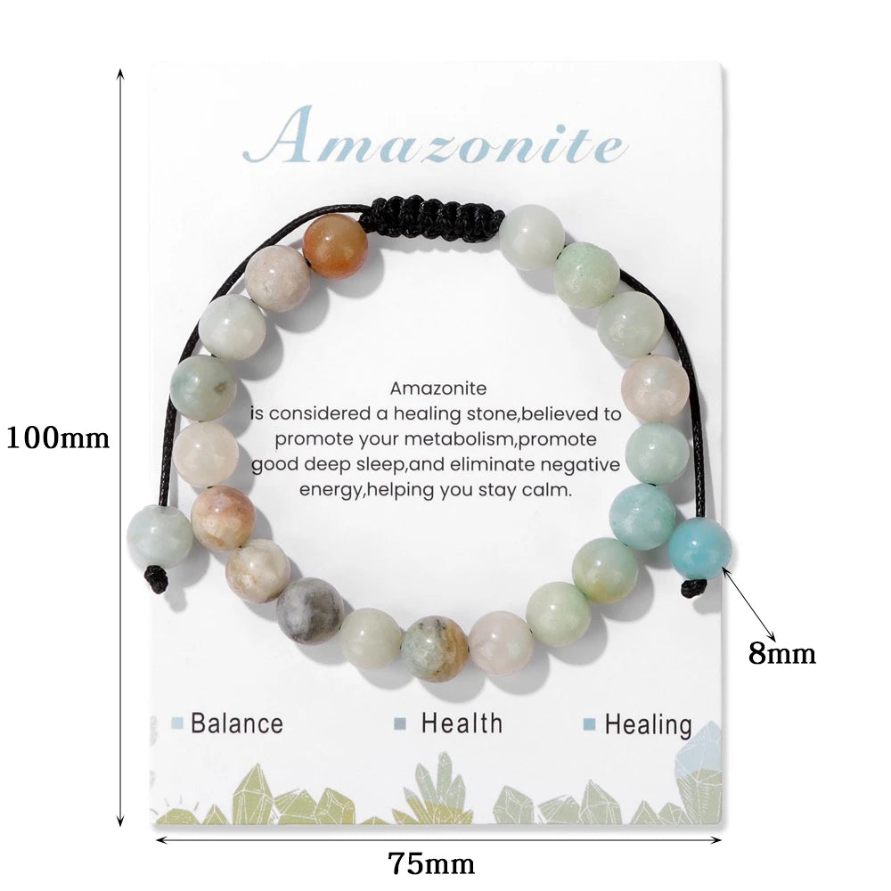 Adjustable Amethyst Healing Bracelets
