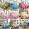 Floral Ruffle Bed Skirt with Matching Pillowcases