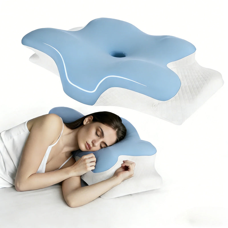 Ergonomic Memory Foam Cervical Pillow