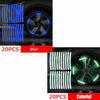 Multicolor Reflective Wheel Hub Stickers for Cars and Motorcycles