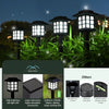 Solar-Powered LED Pathway Lights - Set of 2