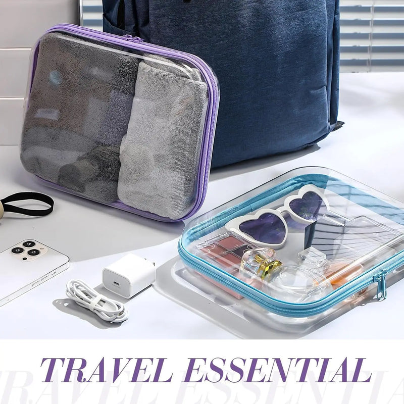 Transparente wasserdichte Reißverschluss-Tasche