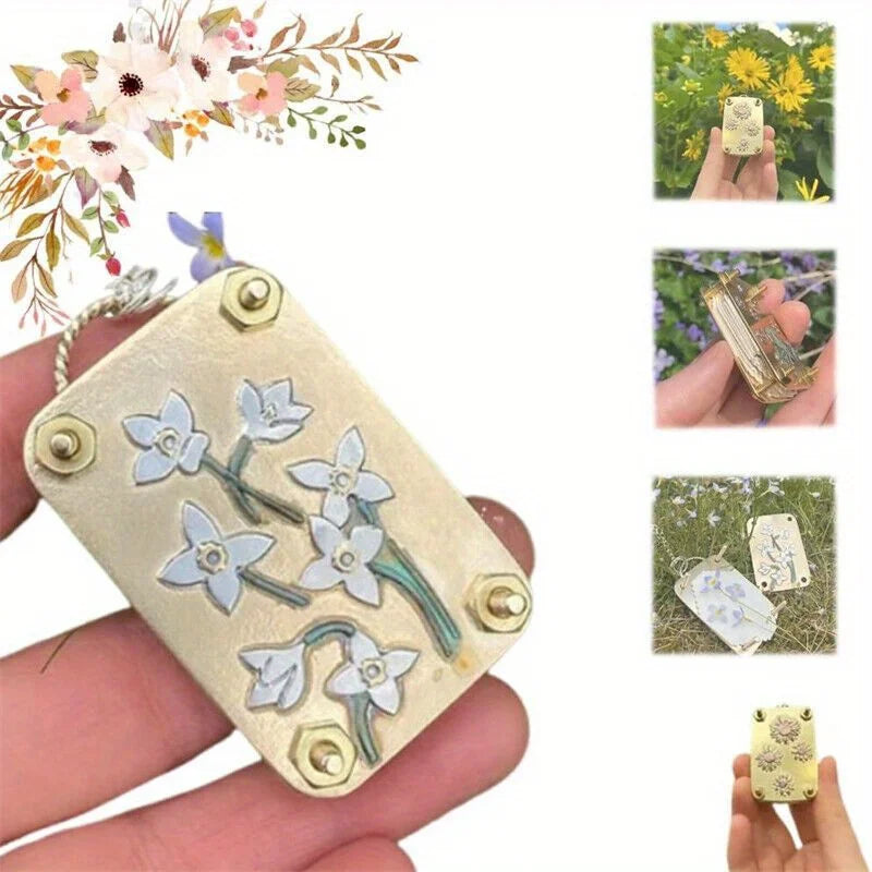 Kit de Pressage de Fleurs en Métal Miniature