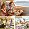 Plateau de service rotatif compartimenté avec couvercle