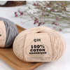 100% Organic Cotton Yarn for Knitting and Crocheting (2-Pack)