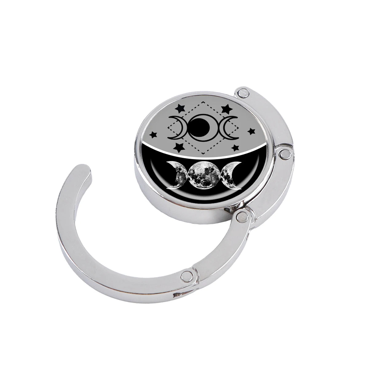 Portable Metal Purse Hook for Tables and Counters