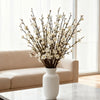 Artificial Plum Blossom Branches - Set of 5 for Elegant Home & Event Decor