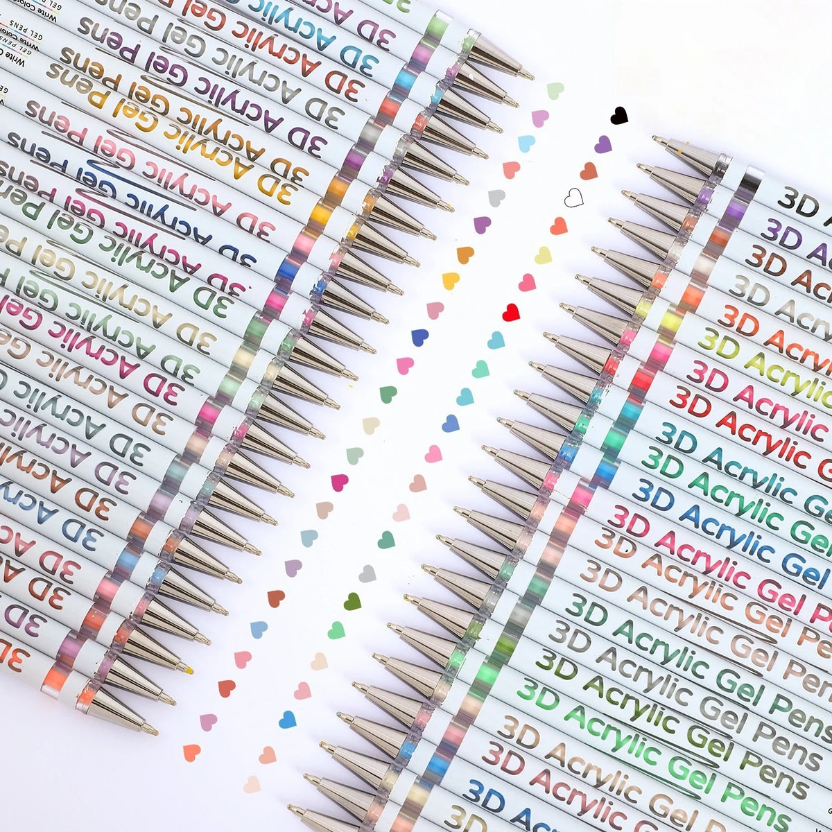 3D Acrylic Gel Pen with Quick-Dry Ink for Art and Notes