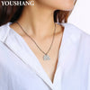 Personalized Stainless Steel Heart Name Necklace