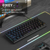 Compact 60% RGB Mechanical-Feel Keyboard