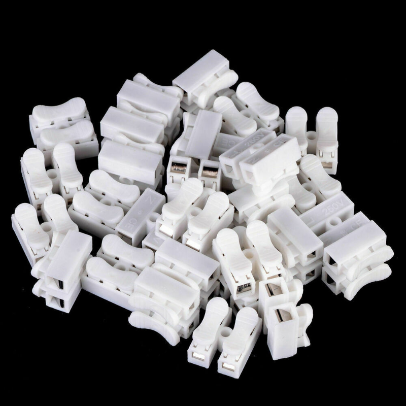 Quick Splice Wire Connectors (2-Pin, Pack of 10)