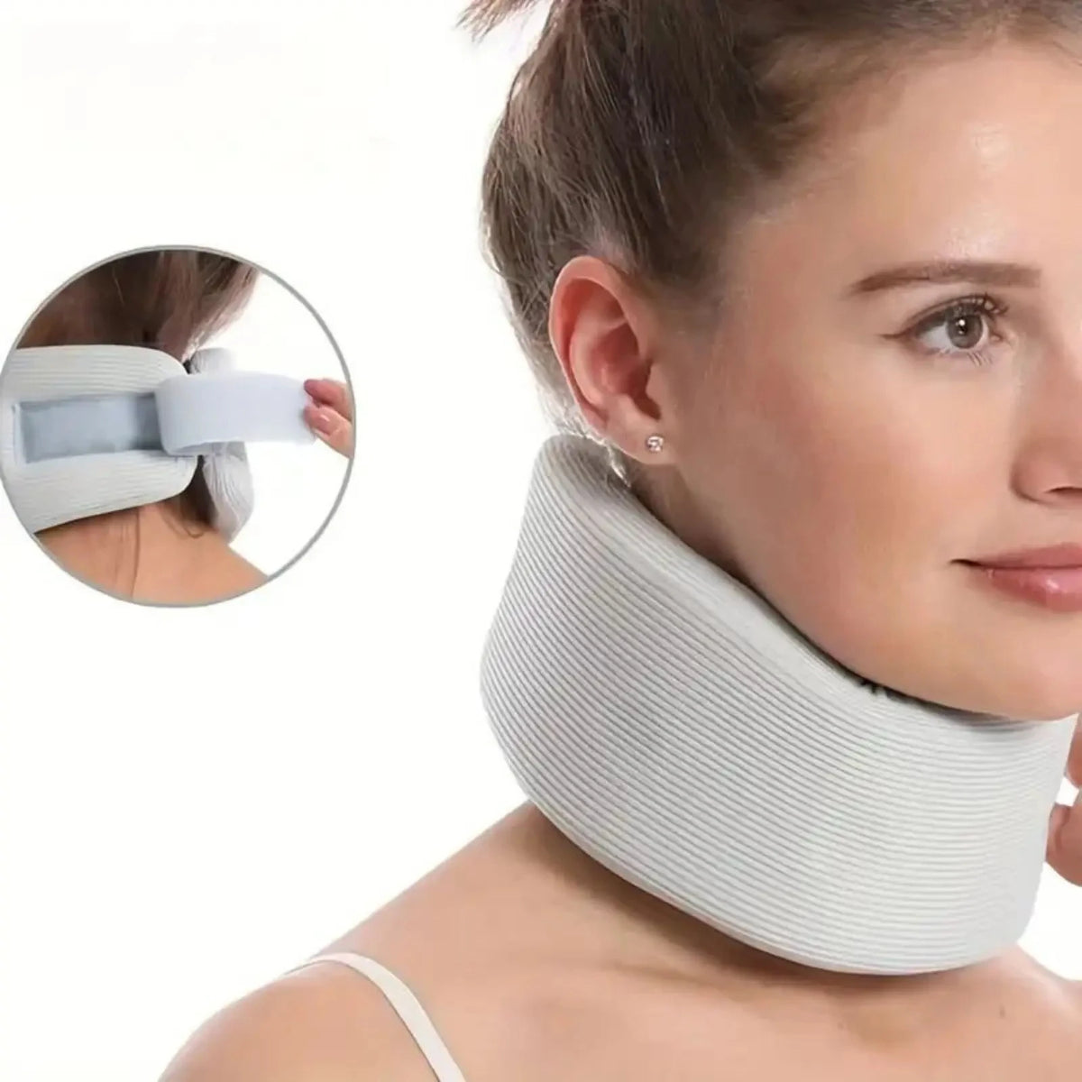 Adjustable Cervical Neck Support Brace for Sleep and Relaxation