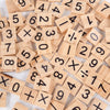Wooden Alphabet & Number Learning Blocks Set (100 Pieces)