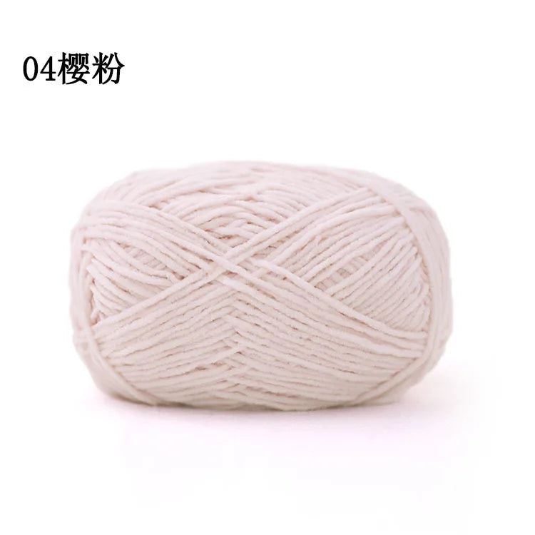 Matte Chenille Yarn for Crochet and Knitting
