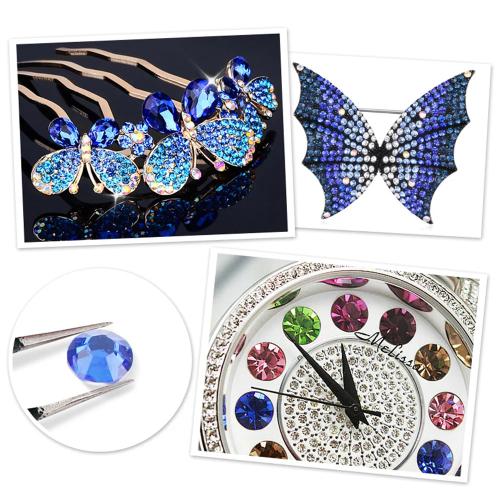 Jelly AB Flatback Resin Rhinestones (2-6mm)