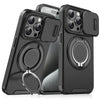 Coque de Téléphone avec Anneau Rotatif 360° pour Voiture