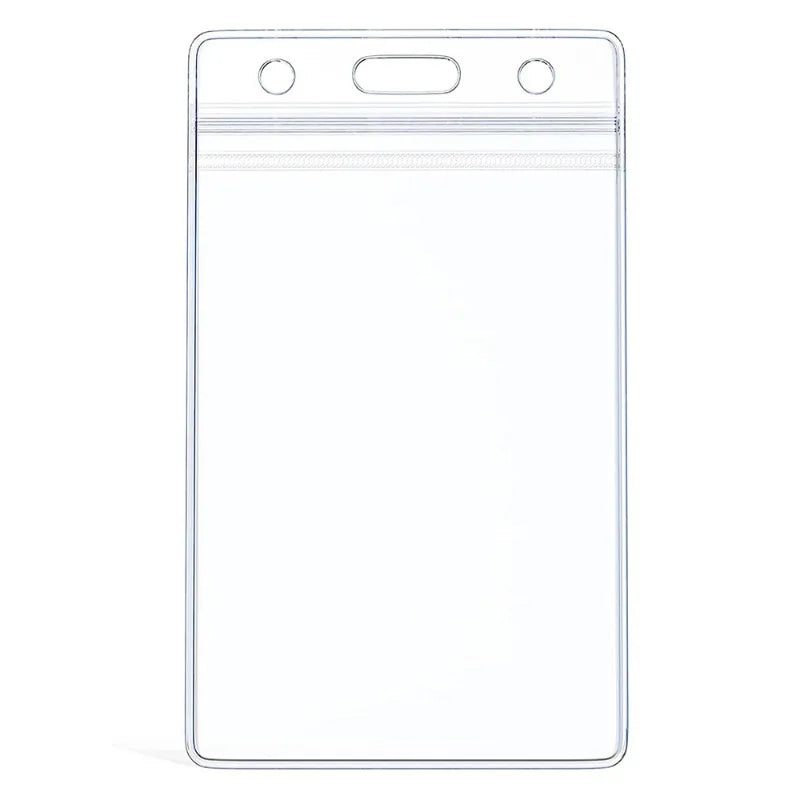 Clear Vinyl ID Badge Holder with Soft PVC Case