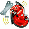 Dual-Tone Electric Air Horn Kit for Trucks, SUVs, and Boats