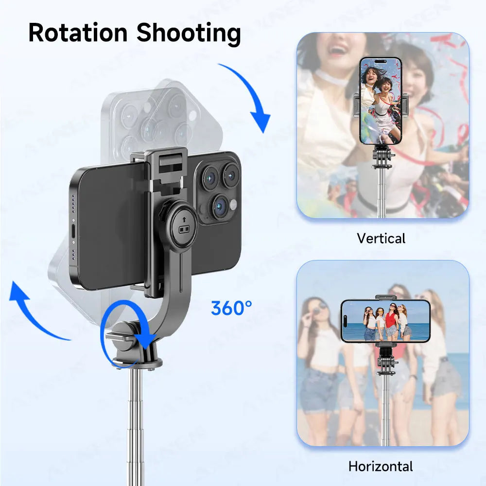 Portable Selfie Stick Tripod with Bluetooth Remote