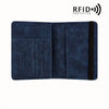 Vintage PU Travel Passport Holder with RFID Protection