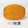 4-Ply Soft Cotton Blend Yarn for Knitting and Crochet