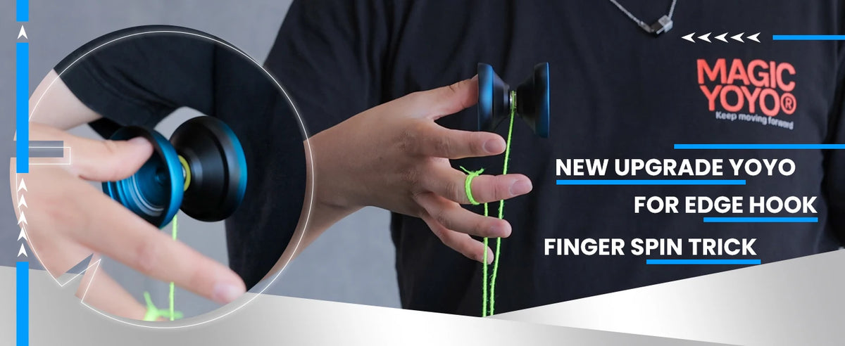 Pro Aluminum Alloy Dual-Function Yo-Yo with Finger Spin Design