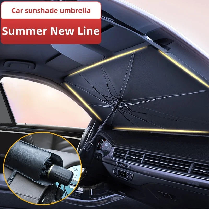 Foldable Umbrella Car Sun Shade