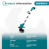 1500W Cordless Electric Garden Tiller & Cultivator