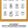 High-Temperature Infrared Thermometer with Color Screen and Humidity Sensing