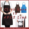 Adjustable Solid Color Kitchen Apron with Pocket