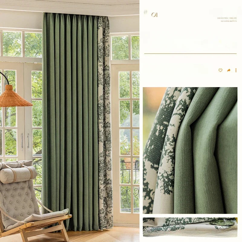 Luxury Chenille Blackout Curtains