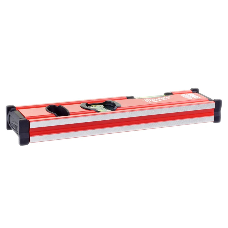 8-Inch Aluminum Torpedo Level with Shockproof Vials