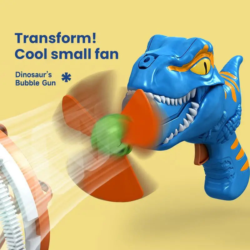 Dinosaur Bubble Blaster with Flashing Lights and Sound