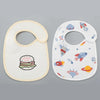Soft Cotton Baby Bibs with Waterproof Backing – Set of 2