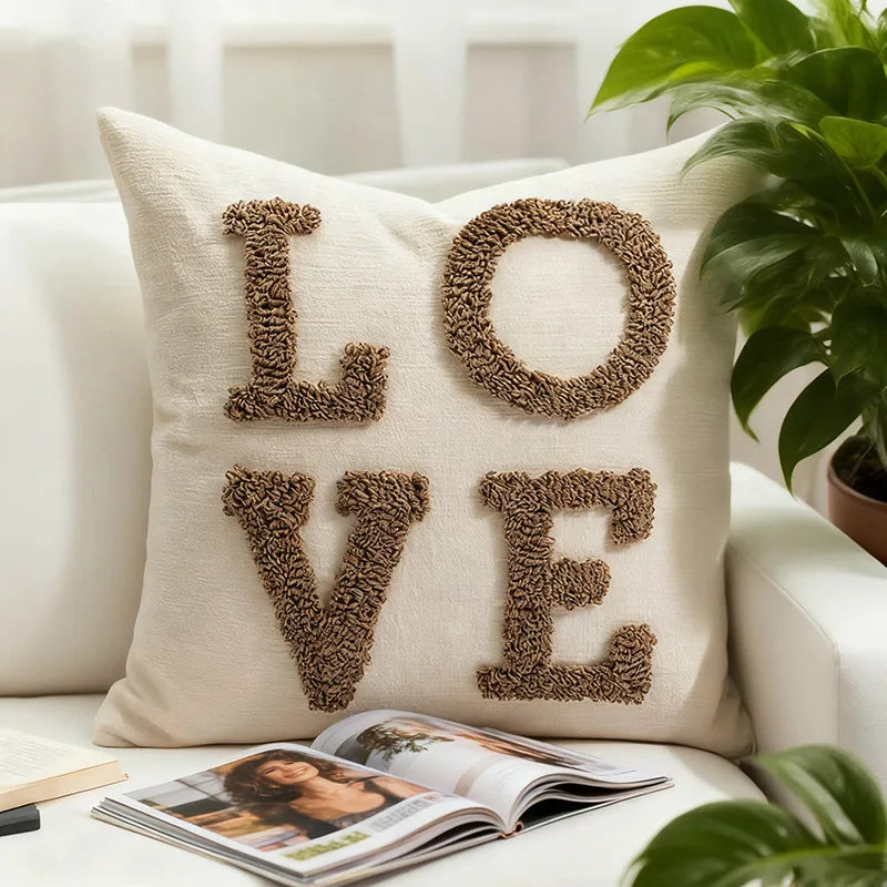 Bohemian Woven Throw Pillow Cover