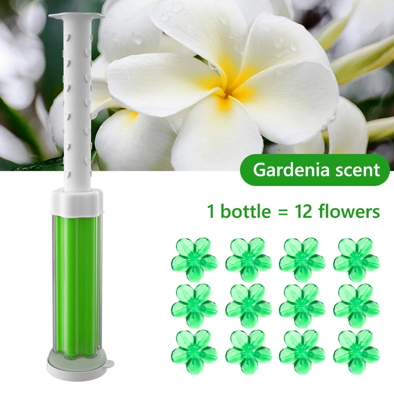 Floral Gel Toilet Freshener Tablets – Long-Lasting Deodorizer (6 Scents)