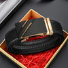 Men's Automatic Buckle Leather Belt