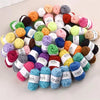 12-Color Soft Acrylic Yarn Set for Knitting & Crochet