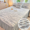 Plush Bed Skirt – Warm, Soft, and Elegant Bedding Essential