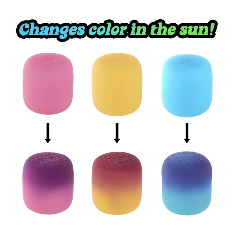 Jouet anti-stress à changement de lumière du soleil
