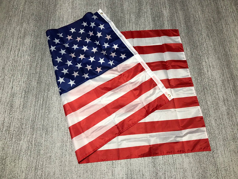 Double-Sided American Flag Banner