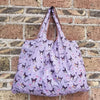 Foldable Eco-Friendly Shopping Bag with Cartoon Print