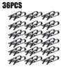 36 pieces of metal garbage bag holder clips for trash cans and snack bags