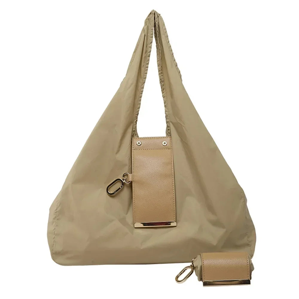 Compact Keychain Tote Bag – Foldable & Reusable Shopping Bag