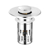 Brass Sink Drain Strainer with Removable Hair Catcher