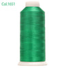 80-Color Polyester Embroidery Thread Set with Large 4000m Spools