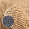 Minimalist Faux Sisal Jute Rug with Anti-Slip Backing