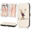 Portable Stainless Steel Manicure & Pedicure Set with Organizer Case