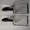 Stainless steel cat litter scoop with fine mesh sifter in 3.8mm and 2.8mm sizes