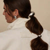 Geometric Metal Ponytail Scrunchie